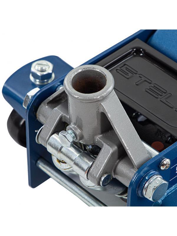 Домкрат гидравлический подкатной, быстрый подъем, 3т Low Profile Quick, 75-515 мм, профессиональный Stels