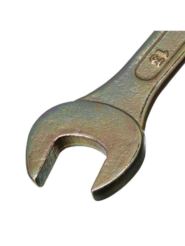 Ключ рожковый, 13 х 14 мм, желтый цинк Сибртех