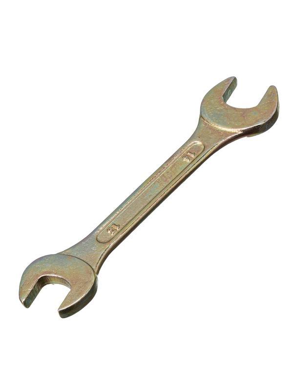 Ключ рожковый, 13 х 14 мм, желтый цинк Сибртех