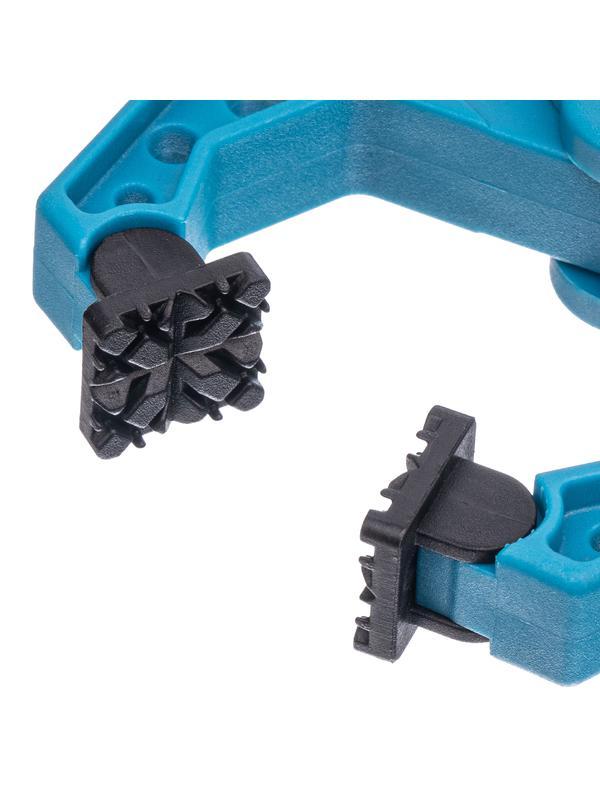 Струбцина клещеобразная 1-1/2, пластиковый корпус, храповой механизм жесткой фиксации, 38 мм Gross