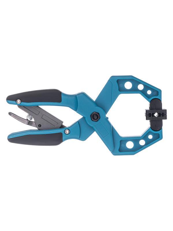 Струбцина клещеобразная 1-1/2, пластиковый корпус, храповой механизм жесткой фиксации, 38 мм Gross