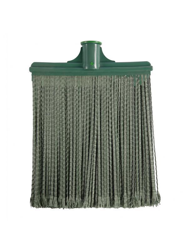 Метла полипропиленовая, 270 х 260 мм, плоская распушенная, без черенка, Россия, Сибртех