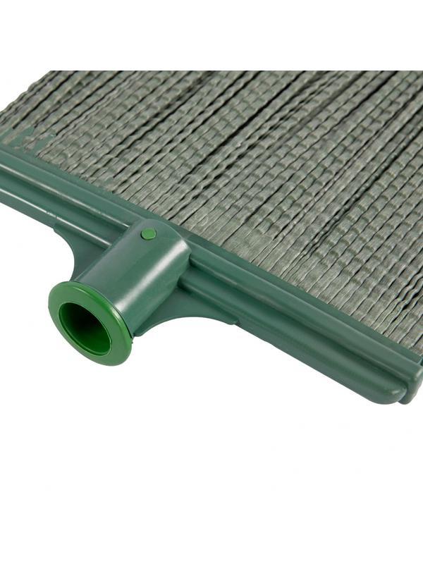 Метла полипропиленовая, 270 х 260 мм, плоская распушенная, без черенка, Россия, Сибртех