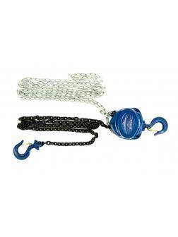 Таль цепная, 2 т, h подъема 2.5 м, расстояние между крюками 400 мм Stels