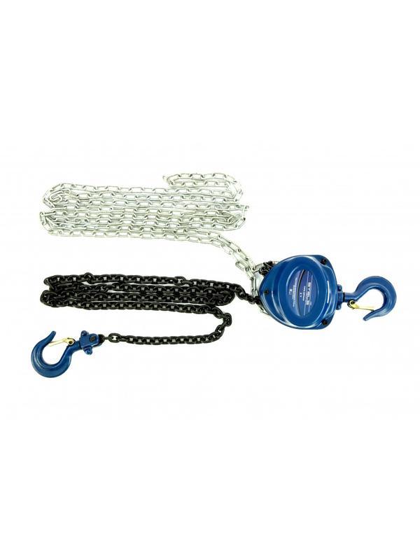 Таль цепная, 2 т, h подъема 2.5 м, расстояние между крюками 400 мм Stels