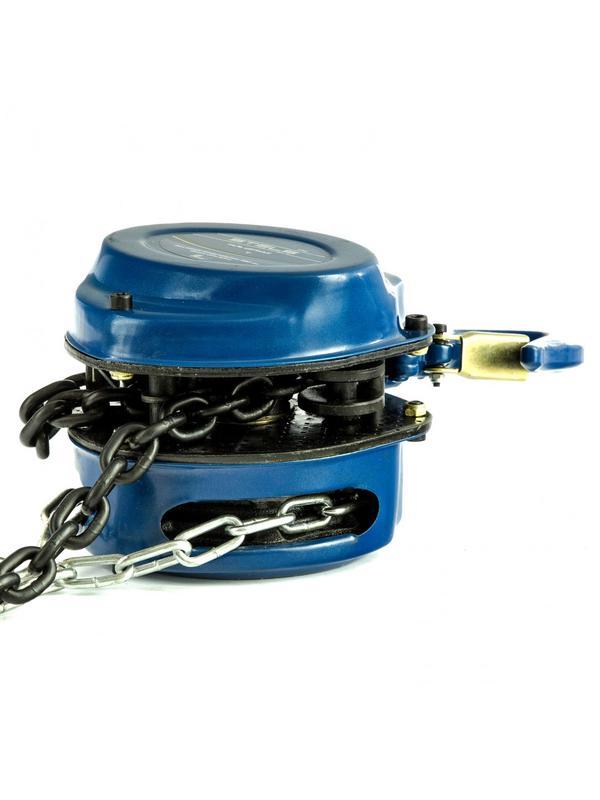 Таль цепная, 2 т, h подъема 2.5 м, расстояние между крюками 400 мм Stels