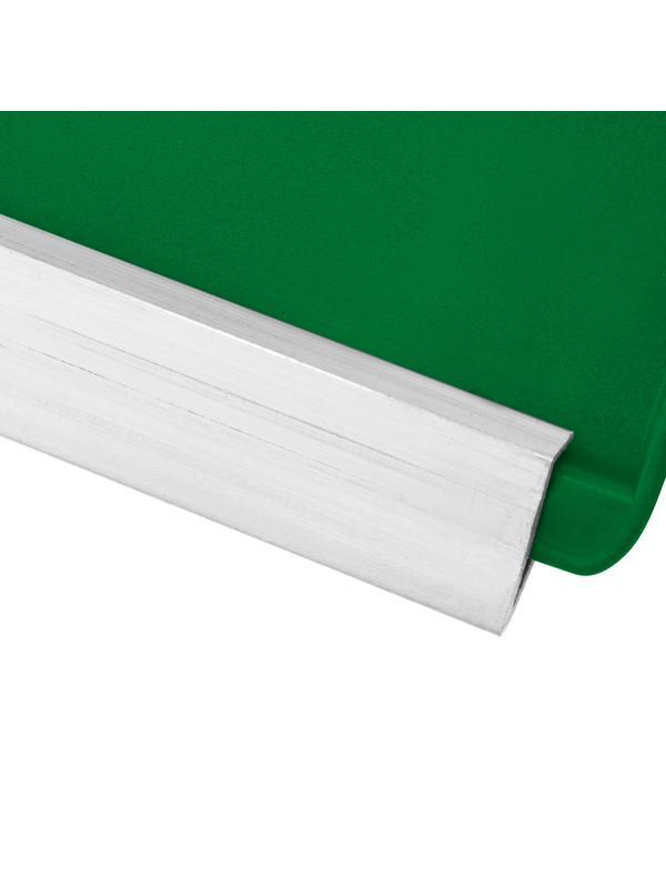 Лопата для уборки снега пластиковая, зеленая, 420 х 425 мм, без черенка, Россия, Сибртех