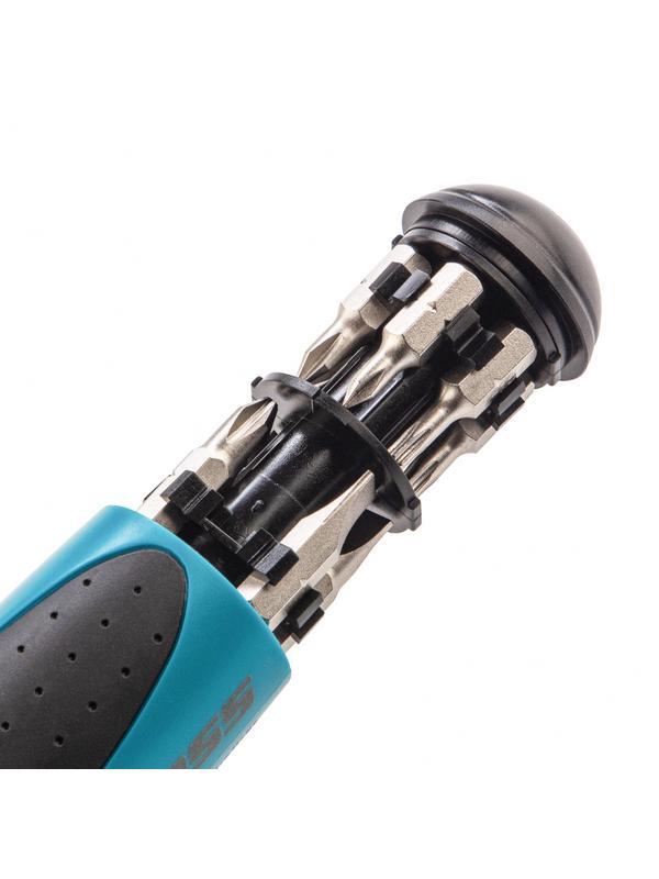 Отвертка реверсивная, механизм SmartPush 12 шт, S2 Gross