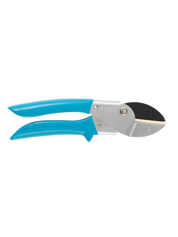 Секатор с наковальней, 205 мм, усиленный, рукоятки в ПВХ-оболочке, Luxe, Palisad