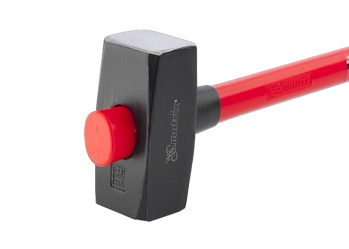 Кувалда, 8000 г, фибергласовая обрезиненная рукоятка Matrix