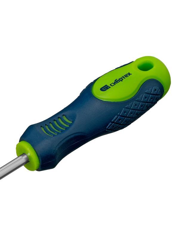 Отвертка, PH2 х 150 мм, CrV, двухкомпонентная рукоятка Сибртех