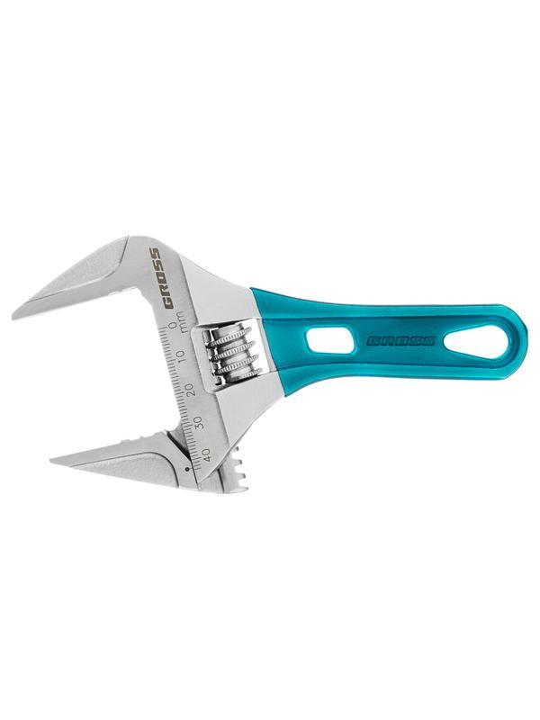 Ключ разводной, 160 мм, CrV, укороченная ручка Gross