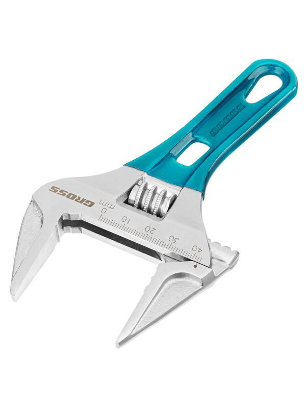 Ключ разводной, 160 мм, CrV, укороченная ручка Gross