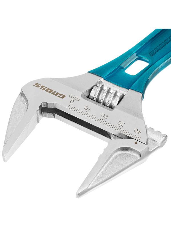 Ключ разводной, 160 мм, CrV, укороченная ручка Gross