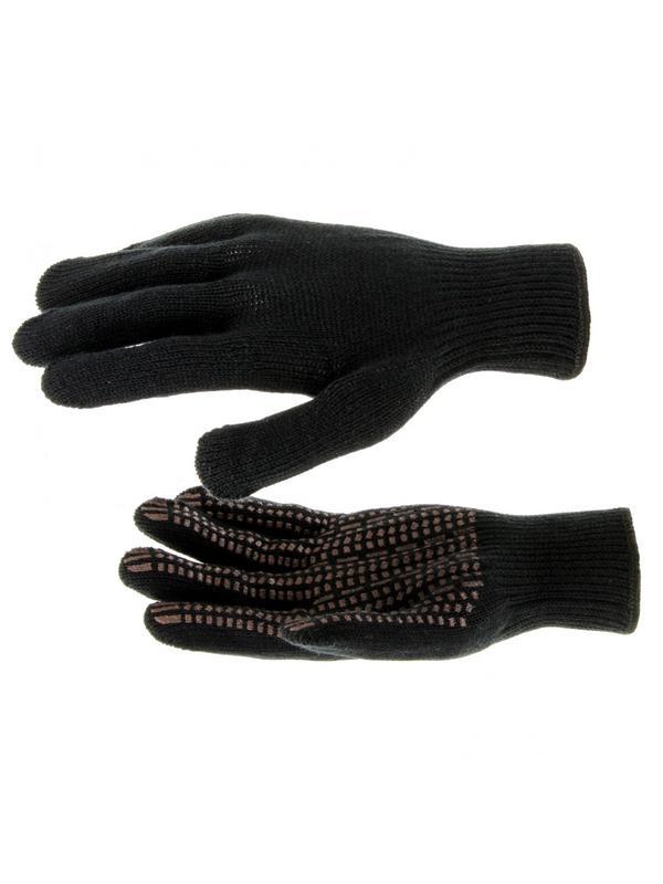 Перчатки трикотажные, акрил, ПВХ гель, 