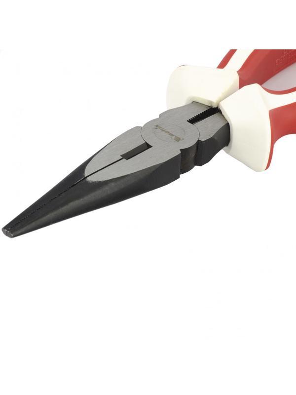 Длинногубцы прямые Premium, 200 мм, трехкомпонентные рукоятки Matrix