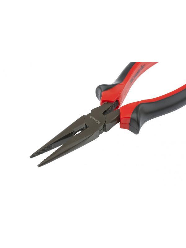 Длинногубцы прямые Black Nickel, 180 мм, двухкомпонентные рукоятки Matrix