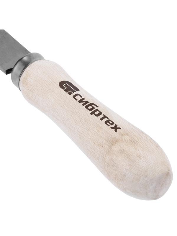 Напильник плоский, 150 мм, деревянная ручка Сибртех