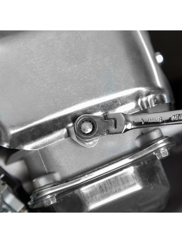 Набор ключей комбинированных, трещеточных шарнирных 8 шт Matrix