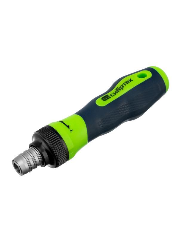 Отвертка реверсивная комбинированная PH2/SL6, CrV Сибртех