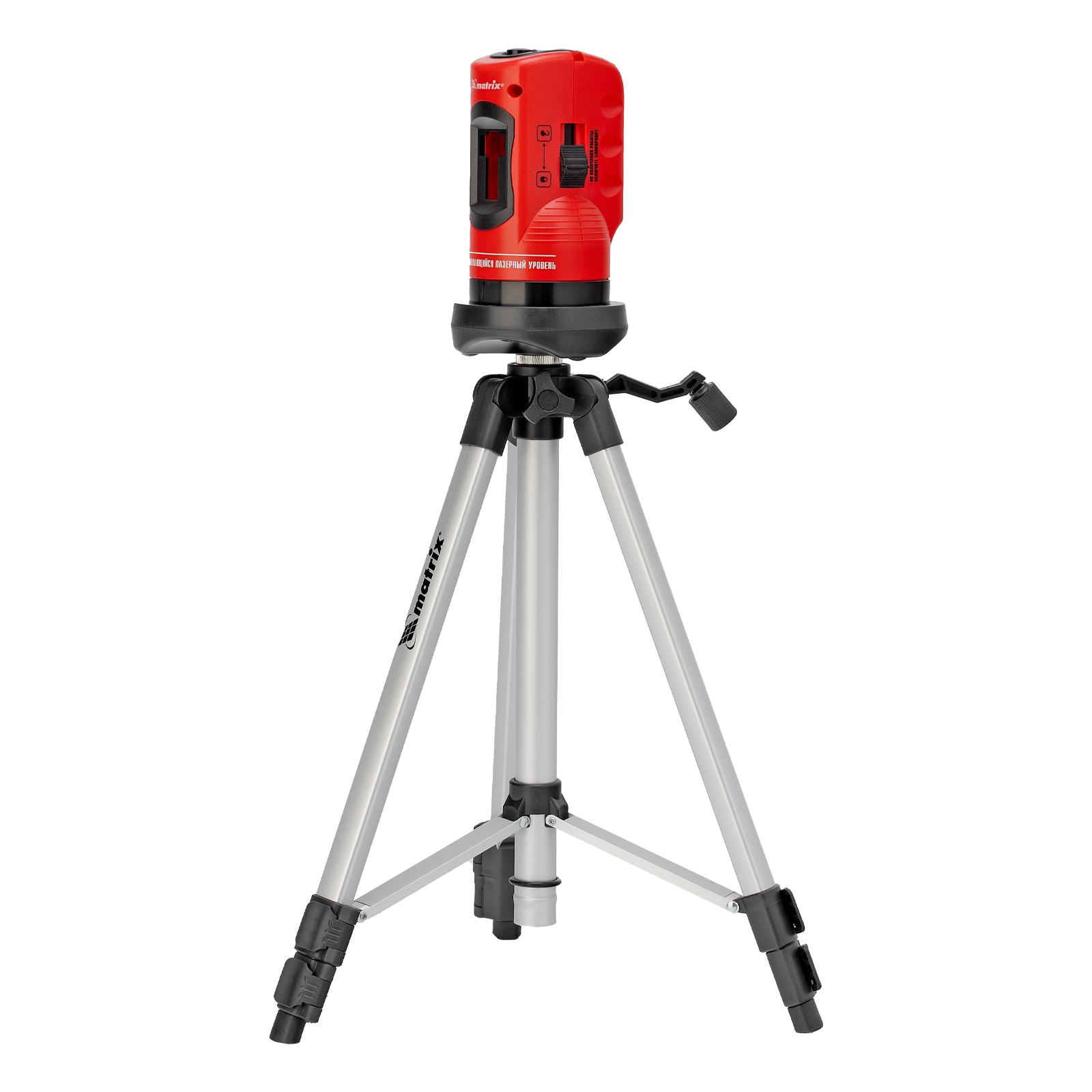 Уровень лазерный, 100 мм, штатив 1260 мм, самовыравнивающийся Matrix
