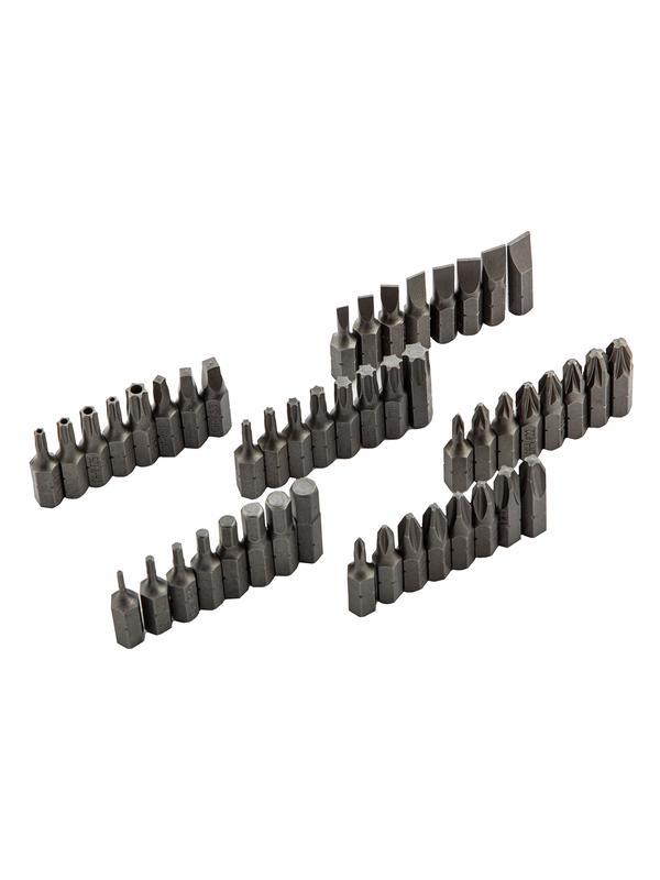 Набор бит, магнитный адаптер, CrV, пластиковый кейс, 64 шт. Matrix