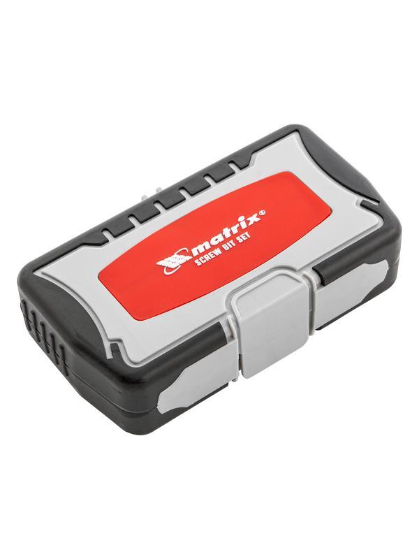 Набор бит, магнитный адаптер, CrV, пластиковый кейс, 64 шт. Matrix