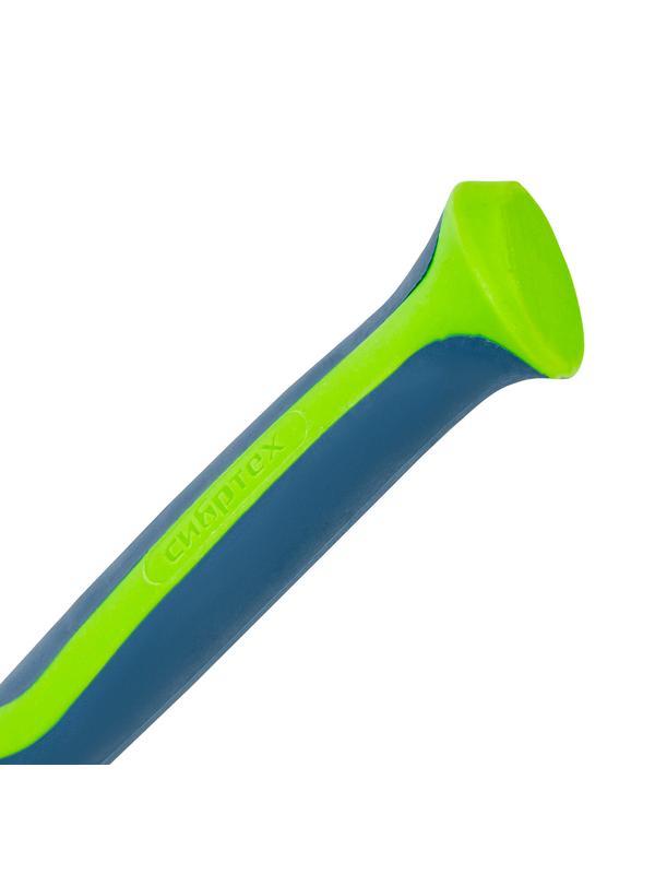 Киянка резиновая, 450 г, белая резина, фибергласовая рукоятка Сибртех