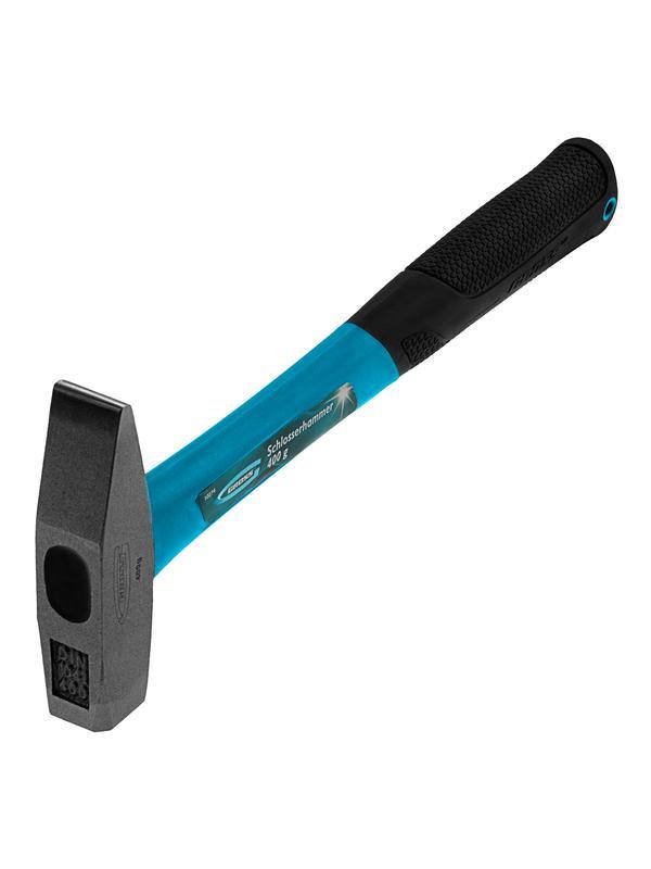 Молоток слесарный, 400 г, квадратный боек, фибергласовая обрезиненная рукоятка Gross