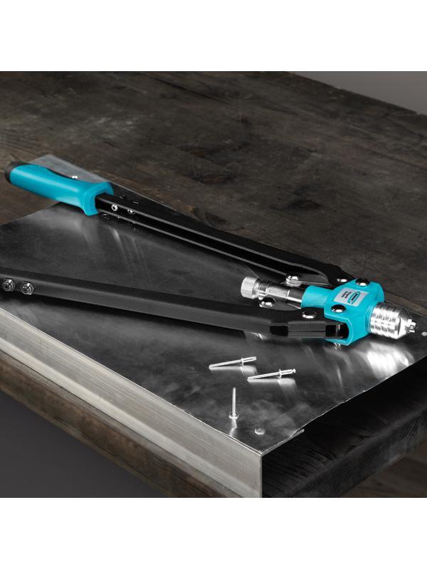 Заклепочник двуручный усиленный 520 мм, удлин.рукоятки, для заклепок 3.2-4.0-4.8-6-6,4 Gross