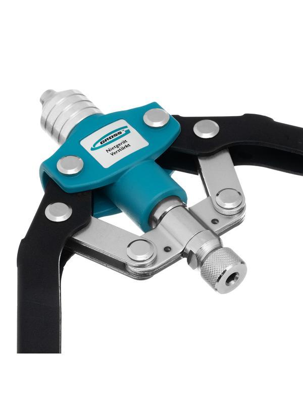 Заклепочник двуручный усиленный 520 мм, удлин.рукоятки, для заклепок 3.2-4.0-4.8-6-6,4 Gross