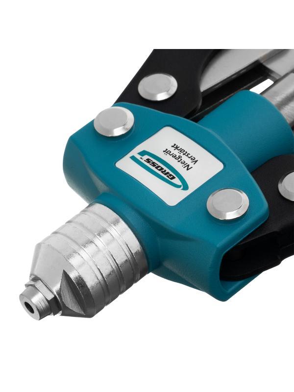 Заклепочник двуручный усиленный 520 мм, удлин.рукоятки, для заклепок 3.2-4.0-4.8-6-6,4 Gross