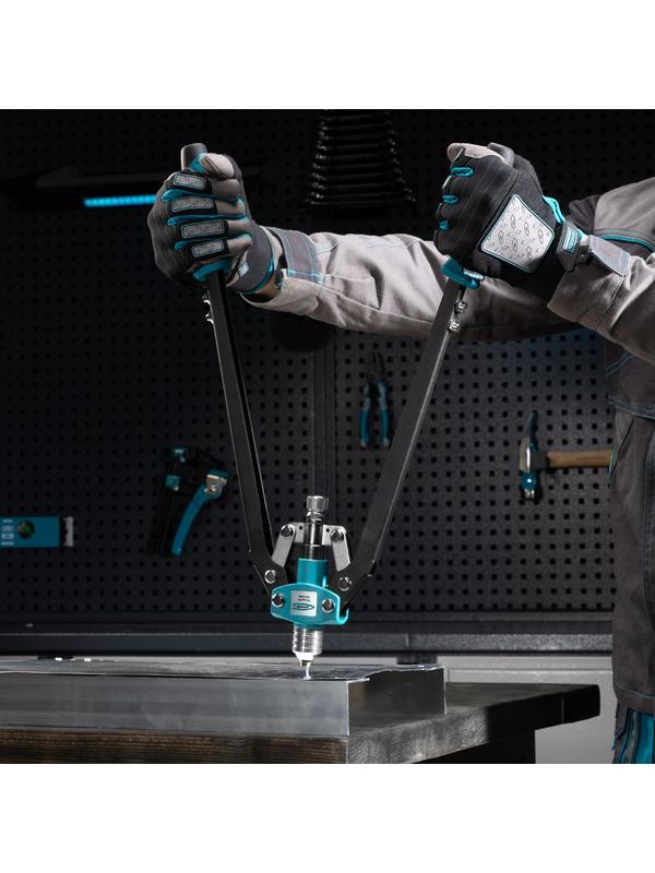 Заклепочник двуручный усиленный 520 мм, удлин.рукоятки, для заклепок 3.2-4.0-4.8-6-6,4 Gross