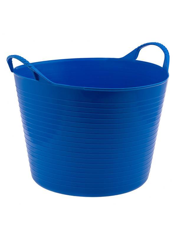 Ведро гибкое сверхпрочное, 40 л, синее, Россия, Сибртех