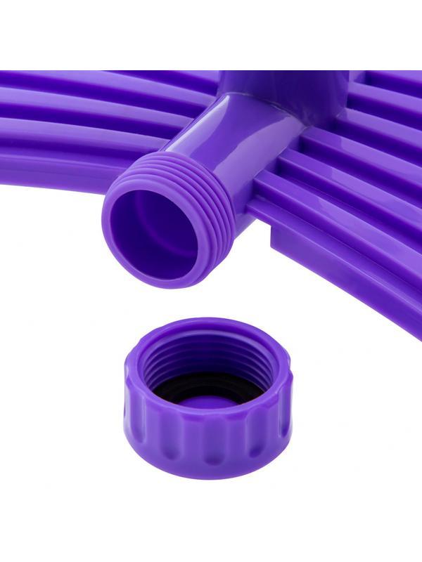 Разбрызгиватель, АБС-пластик, вращающий с тремя лопостями, штуц D 3/4, с подставкой, площадь полива до 180 кв. м, дальность полива 15 м Palisad