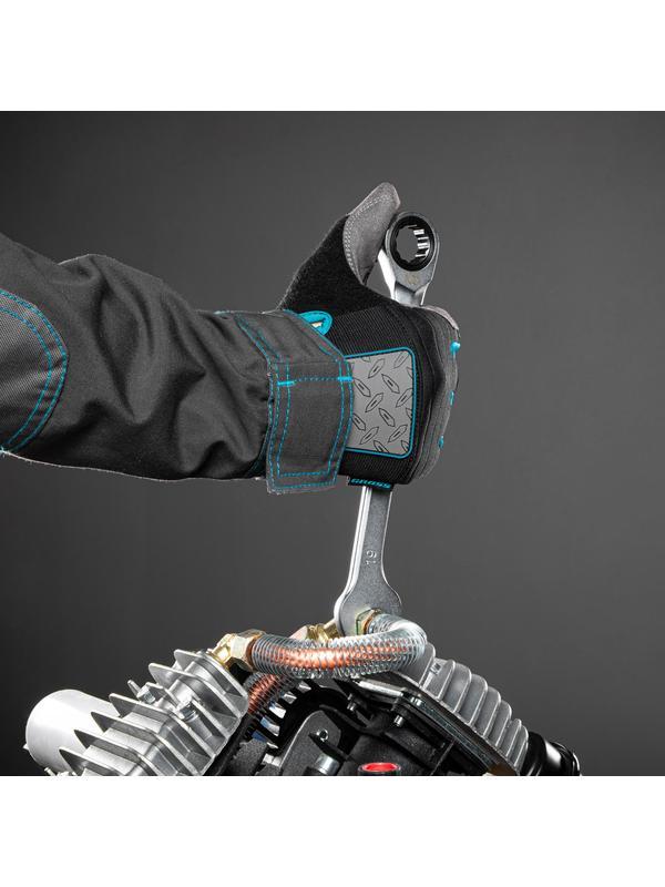 Ключ комбинированный трещоточный, 19 мм, количество зубьев 100 Gross