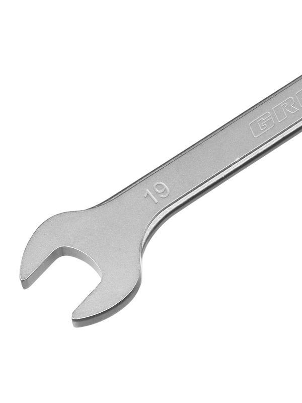 Ключ комбинированный трещоточный, 19 мм, количество зубьев 100 Gross