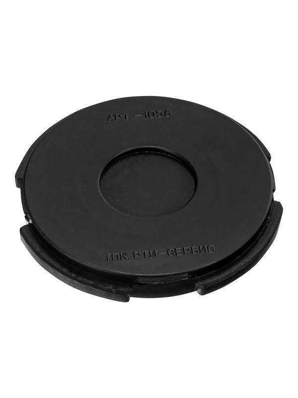 Резиновая опора для подкатного домкрата универсальная, D 100 мм, D 90, H 12 мм Matrix