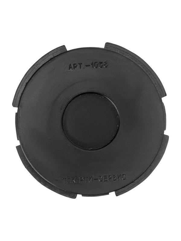 Резиновая опора для подкатного домкрата универсальная, D 100 мм, D 90, H 12 мм Matrix