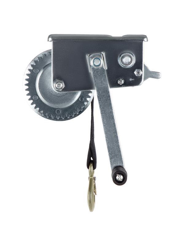 Лебедка шестеренчатая, тяга 0.8 т, ленточная Matrix