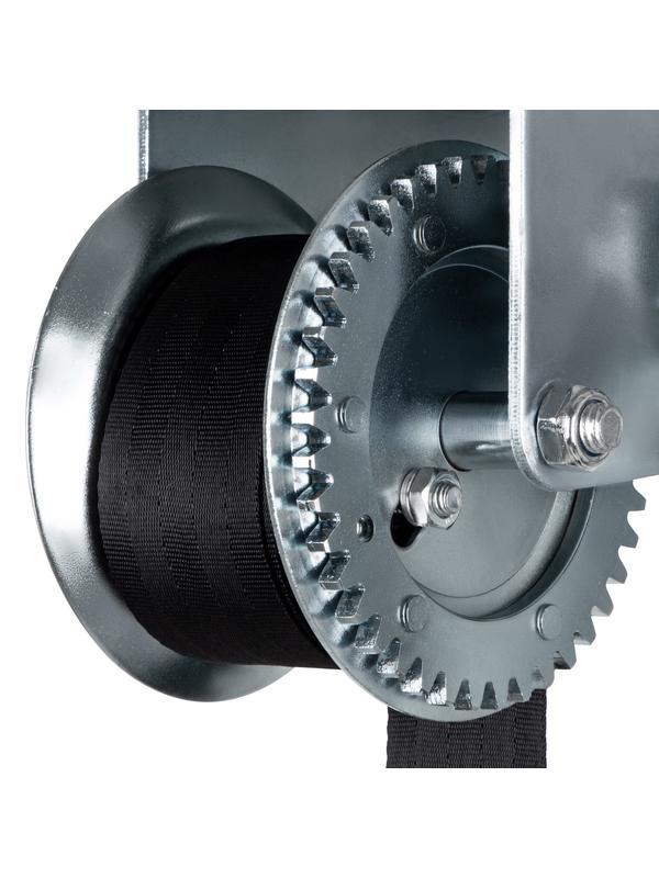 Лебедка шестеренчатая, тяга 0.8 т, ленточная Matrix