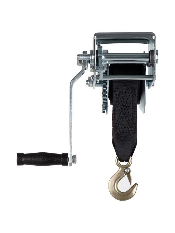 Лебедка шестеренчатая, тяга 0.8 т, ленточная Matrix