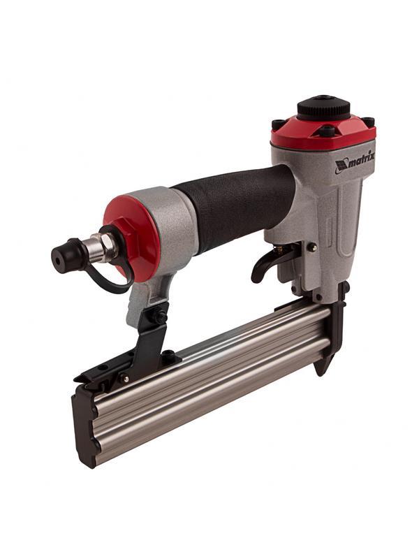 Нейлер финишный, шпилькозабивной пистолет, пневматический, гвоздь 23GA D 0.64 мм  длина 10-30 мм Matrix