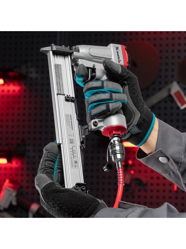 Нейлер финишный, шпилькозабивной пистолет, пневматический, гвоздь 23GA D 0.64 мм  длина 10-30 мм Matrix