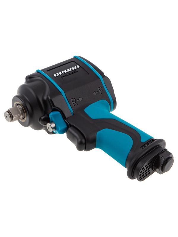 Гайковерт пневматический ударный G985, 1/2, Twin Hammer, 610 Нм, 9000 об/мин, композитный Gross