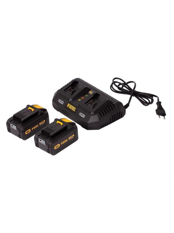 Кусторез аккумуляторный RBC510-36, Li-ion, 36 В, 4 Ач, нож 510 мм, поворотная ручка Denzel