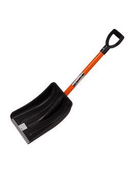 Лопата для уборки снега пластиковая, 275 х 345 х 890 мм, стальной черенок, Россия, Stels