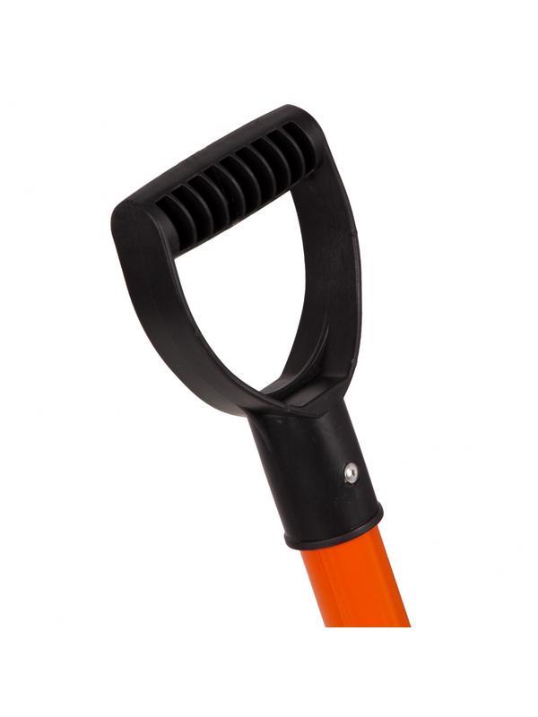 Лопата для уборки снега пластиковая, 275 х 345 х 890 мм, стальной черенок, Россия, Stels