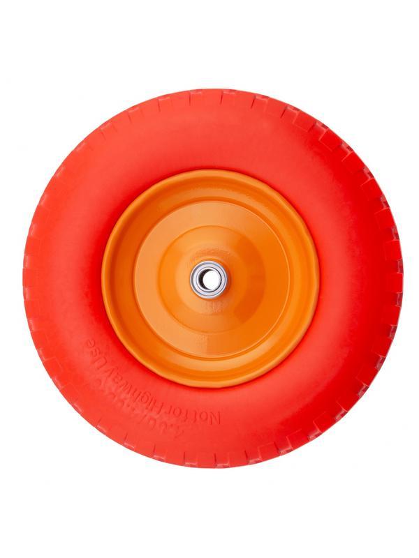 Колесо полиуретановое 4.80/4.00-8, длина оси 90 мм, подшипник 20 мм Palisad