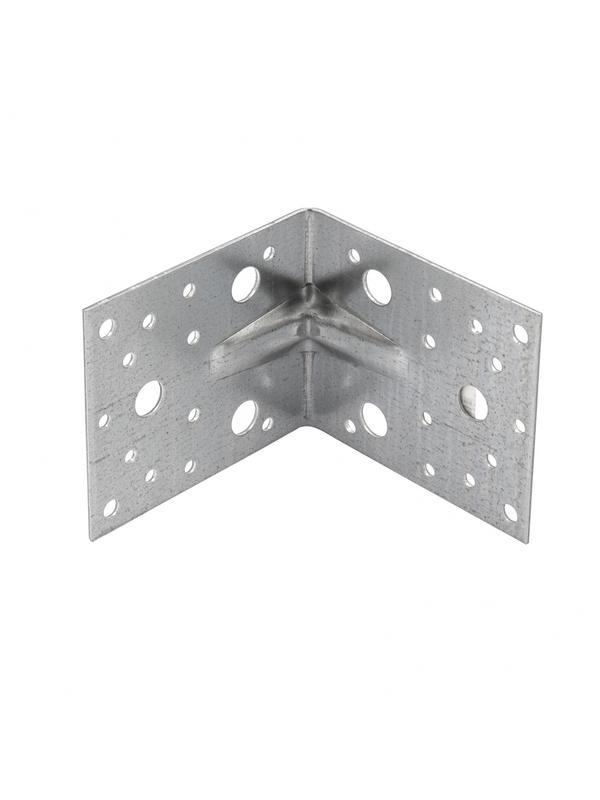 Крепежный уголок усиленный 1.7 мм, KUU 105 x 105 x 90 мм Россия Сибртех